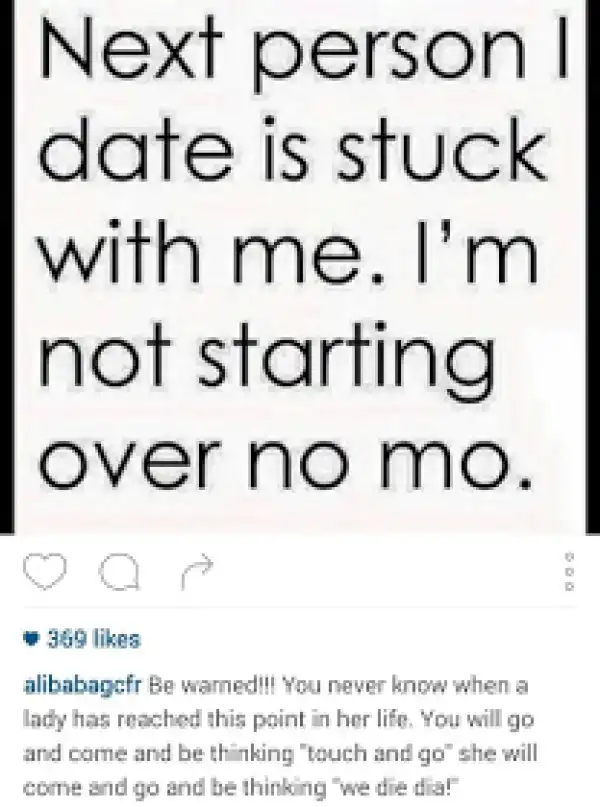 Funny relationship post from Alibaba